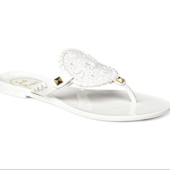 Jack Rogers Shoes - COPY - Jack Rogers White Georgia Jelly Sandal - Size 6